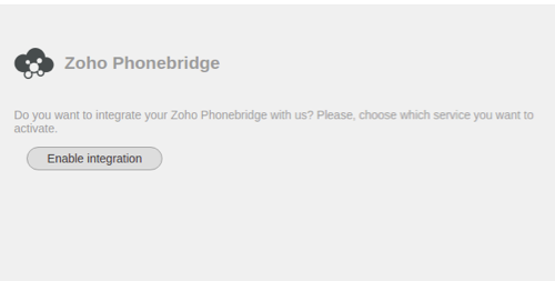 Zoho Phonebridge